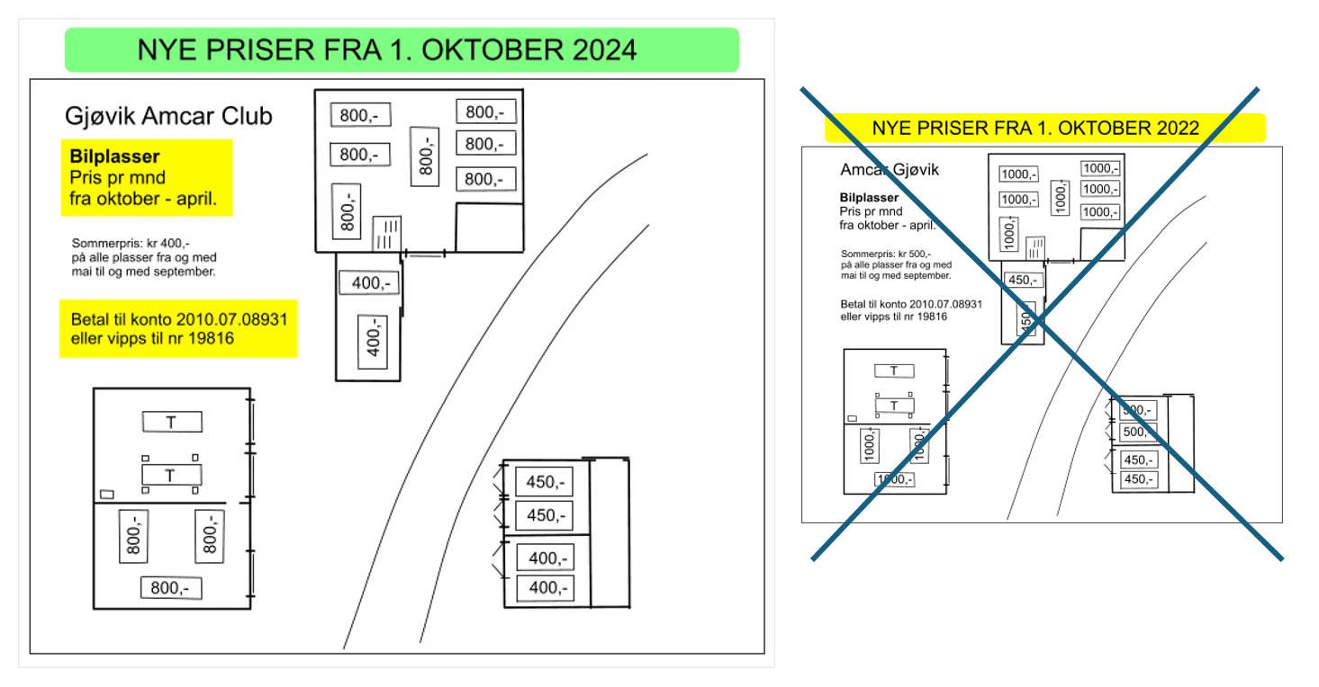 Bilplass vinteren 2024-25